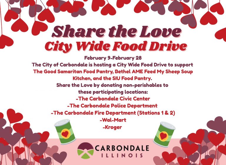 Help us by donating non-perishables.