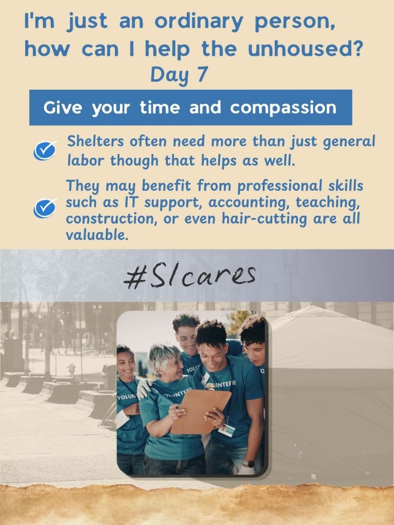 Volunteer your time!