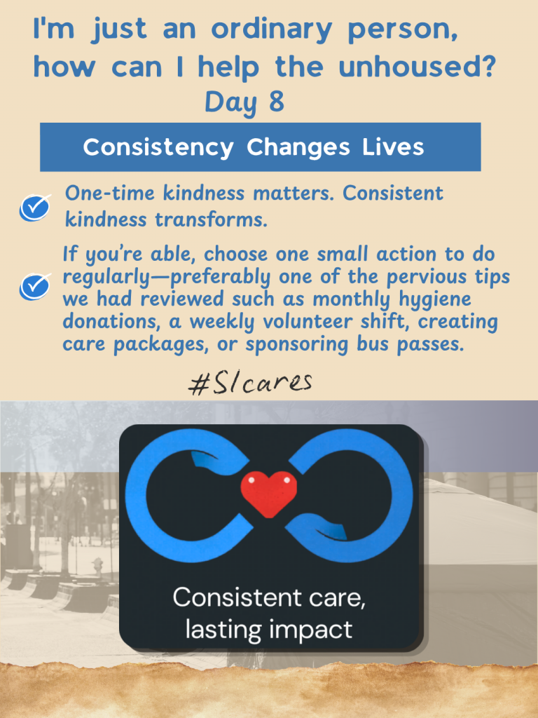 consistent acts of kindness make the biggest difference.